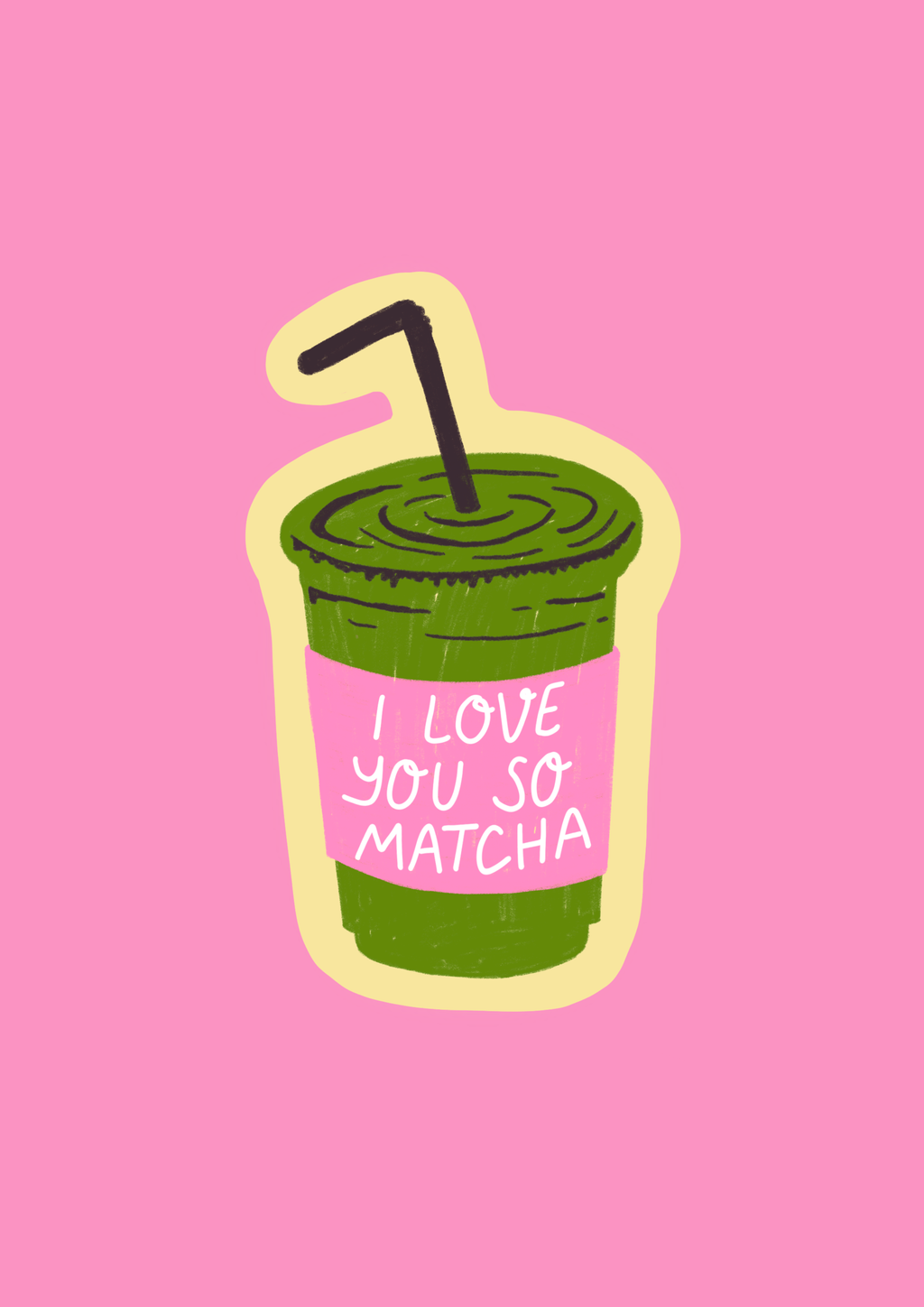 Sticker Matcha