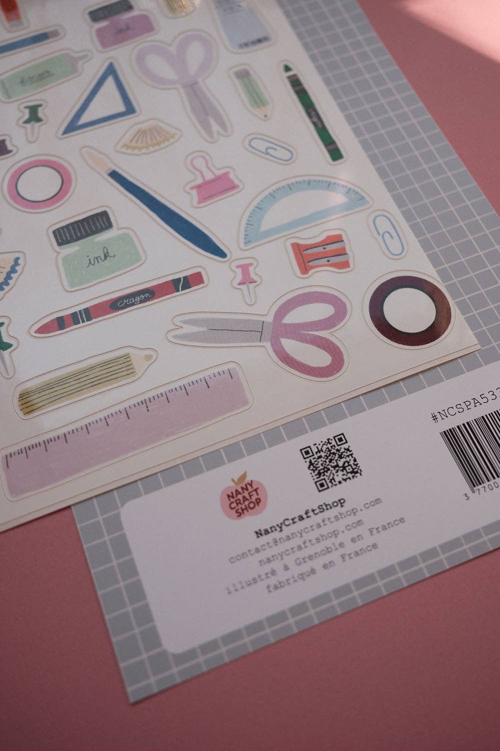 Planche stickers trousse A5 ✂️